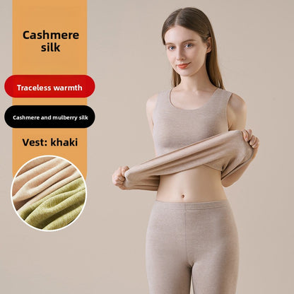 Womens Fleece Lined Thermal Vest