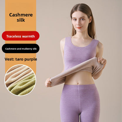 Womens Fleece Lined Thermal Vest