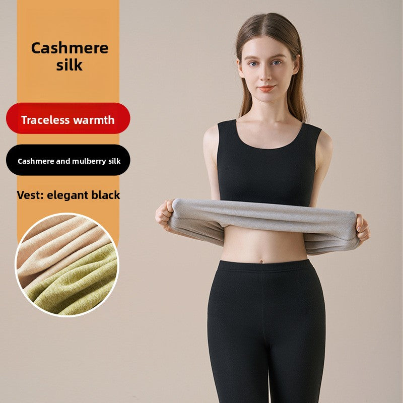 Womens Fleece Lined Thermal Vest
