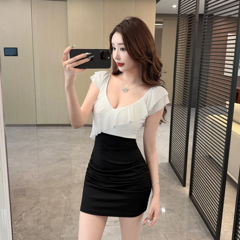 Womens Floral Mesh Dress