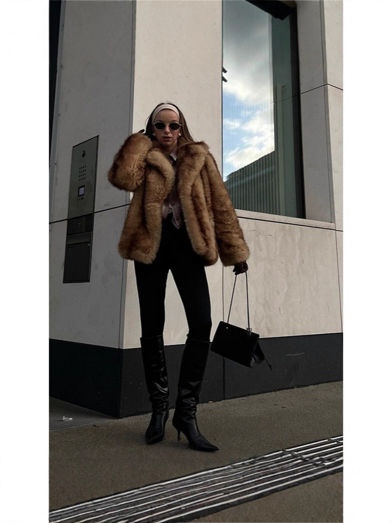 Womens Fur Coat