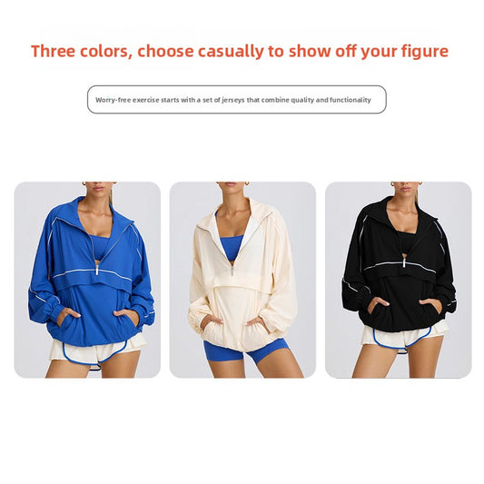 Womens Half Zip Training Jacket