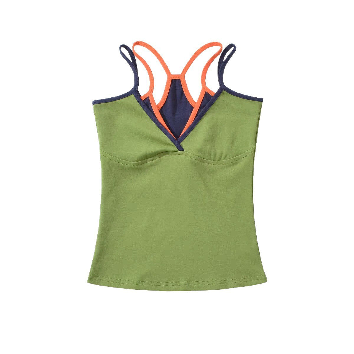 Womens Halter Neck Camisole Top with Pads