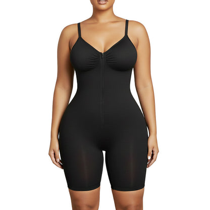 Womens High Elastic Waist Slimming Bodysuit