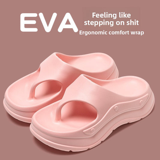 Womens High Heel Flip Flops Sandals