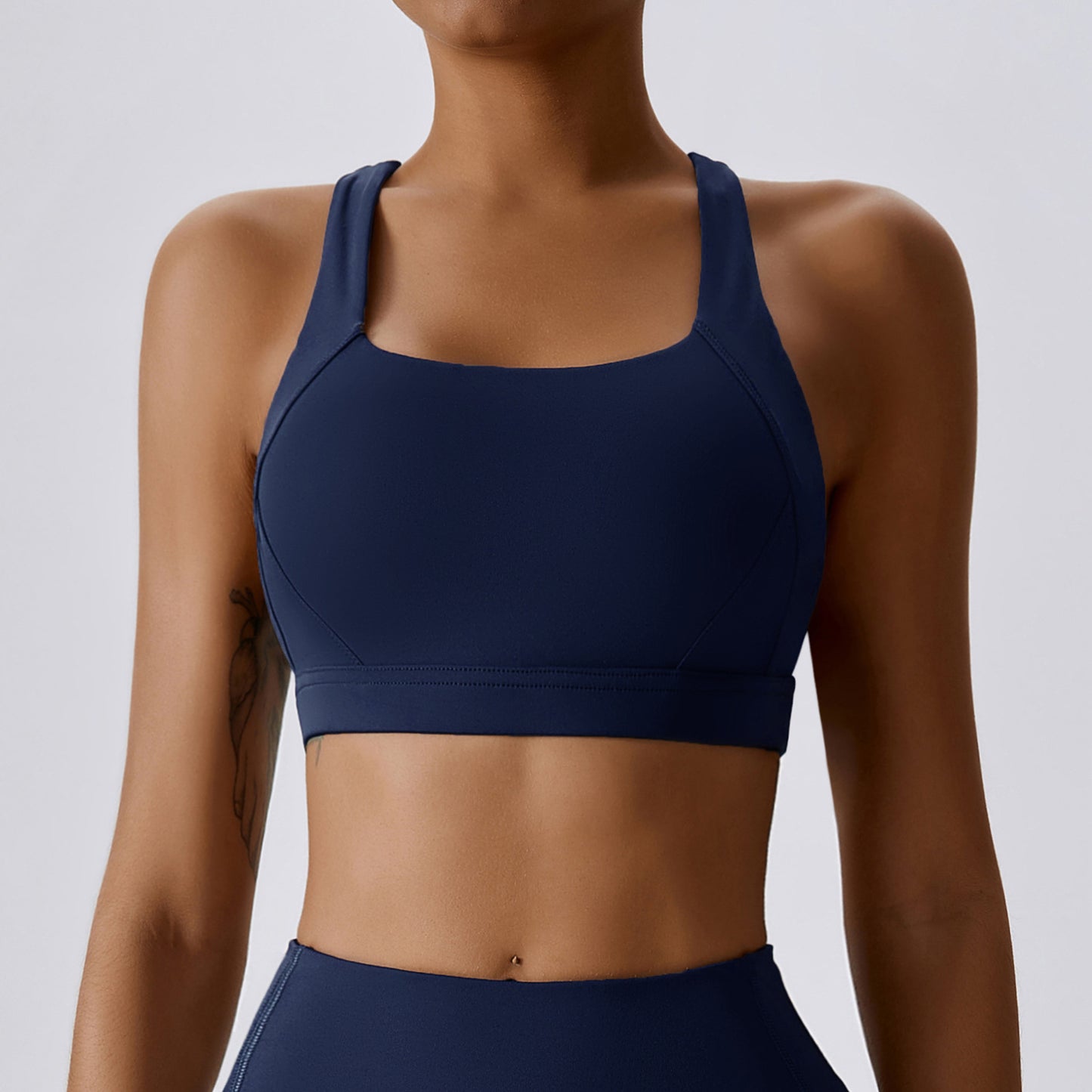 Womens High Support Yoga Sports Bra for Fitness Running
