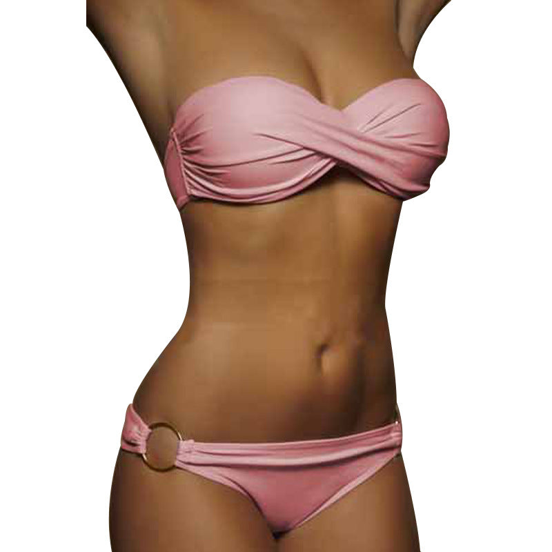 Womens High Waist Bikini Swimsuit