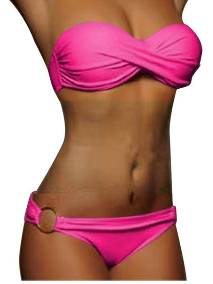 Womens High Waist Bikini Swimsuit
