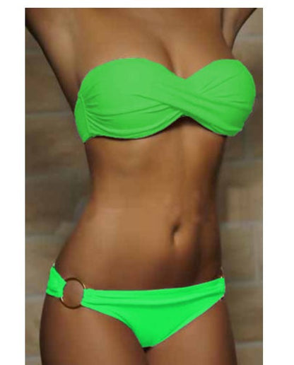 Womens High Waist Bikini Swimsuit