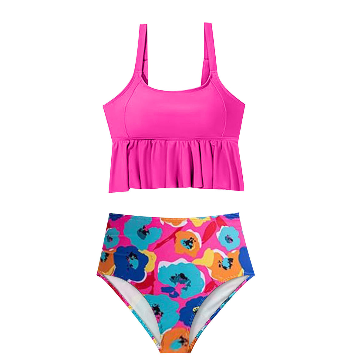 Womens High Waist Bikini Swimwear