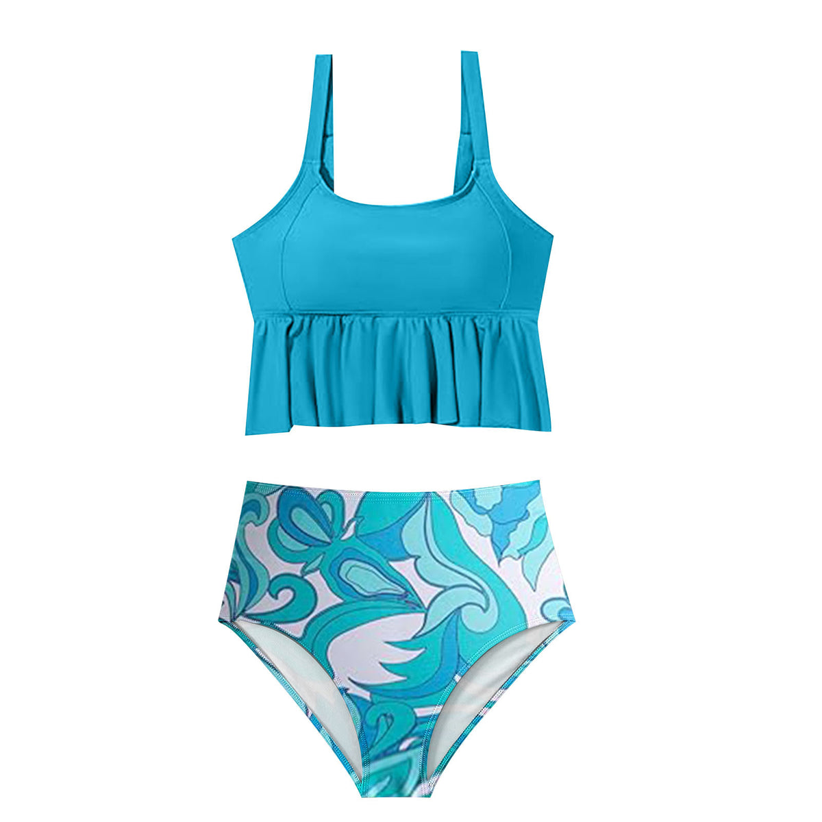 Womens High Waist Bikini Swimwear