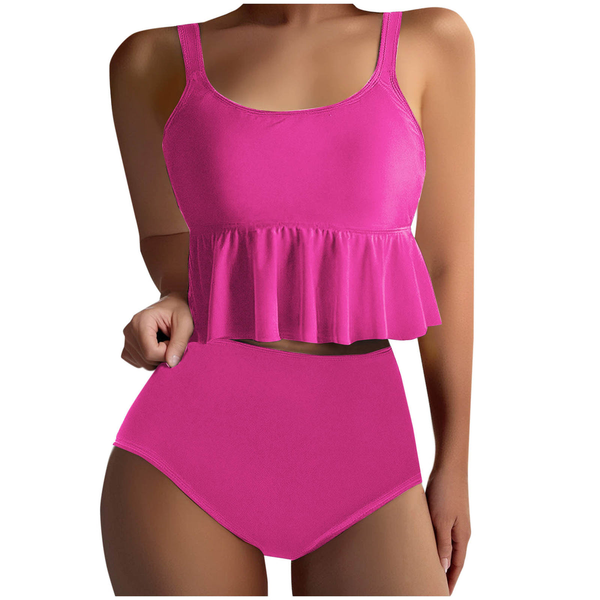 Womens High Waist Bikini Swimwear