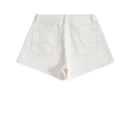 Womens High Waist Denim Shorts