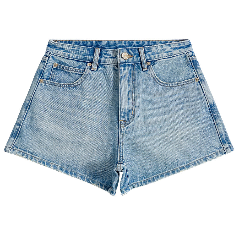Womens High Waist Denim Shorts