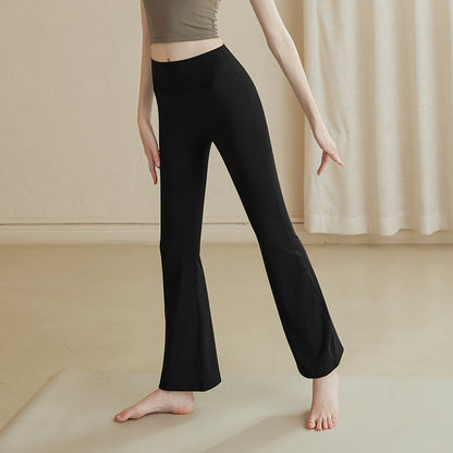Womens High Waist Flared Yoga Pants