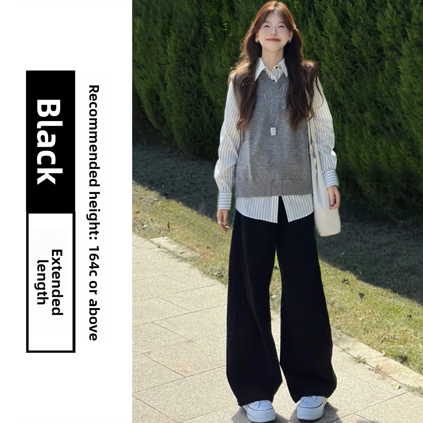 Womens High Waist Straight Leg Pants