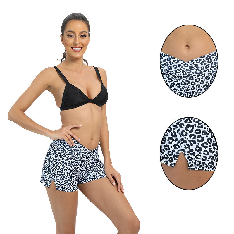 Womens High Waist Swim Shorts