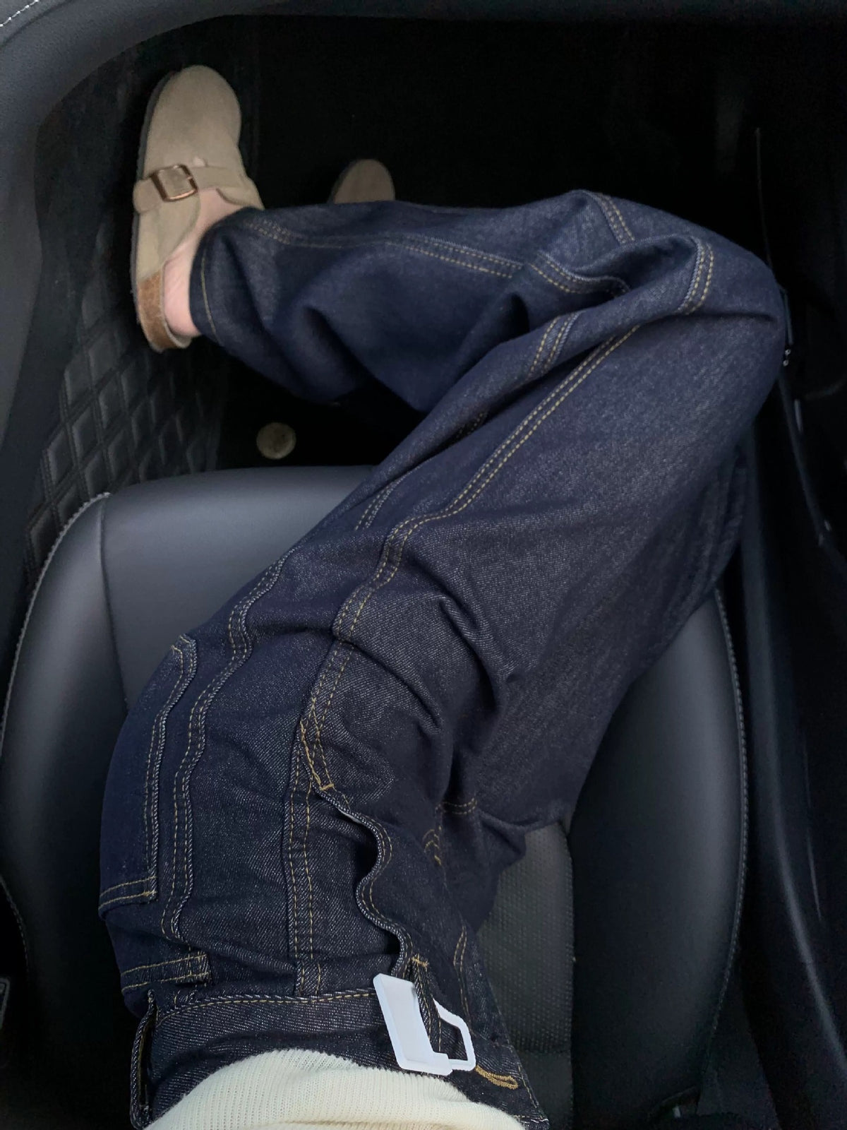 Womens High Waist Wide Leg Denim Pants