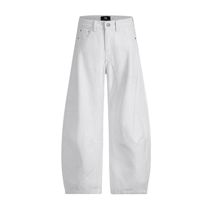 Womens High Waist Wide Leg Denim Pants