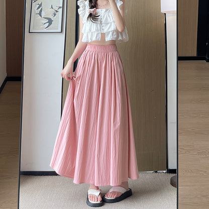 Womens High Waist Wide Leg Skirt Pants