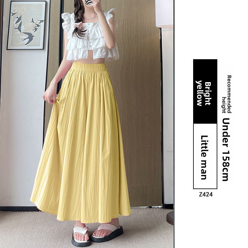 Womens High Waist Wide Leg Skirt Pants