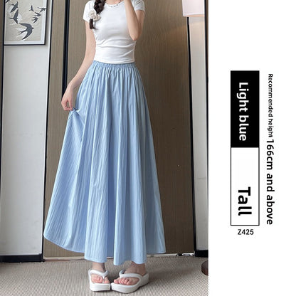 Womens High Waist Wide Leg Skirt Pants