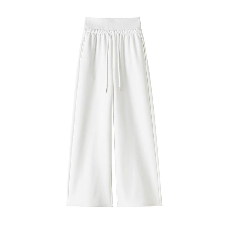 Womens High Waist Wide Leg Sweatpants