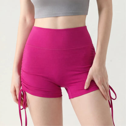 Womens High Waist Yoga Fitness Shorts