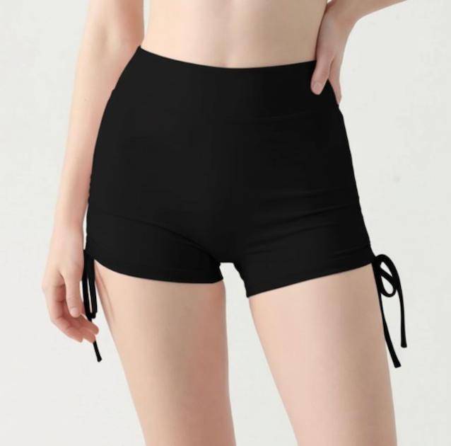 Womens High Waist Yoga Fitness Shorts