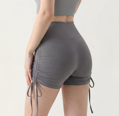 Womens High Waist Yoga Fitness Shorts