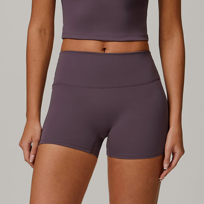 Womens High Waist Yoga Fitness Shorts