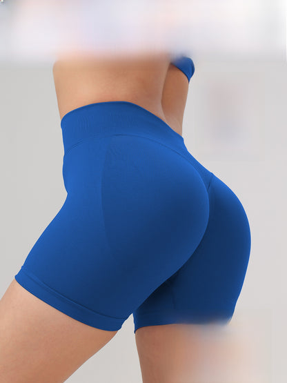 Womens High Waist Yoga Fitness Shorts