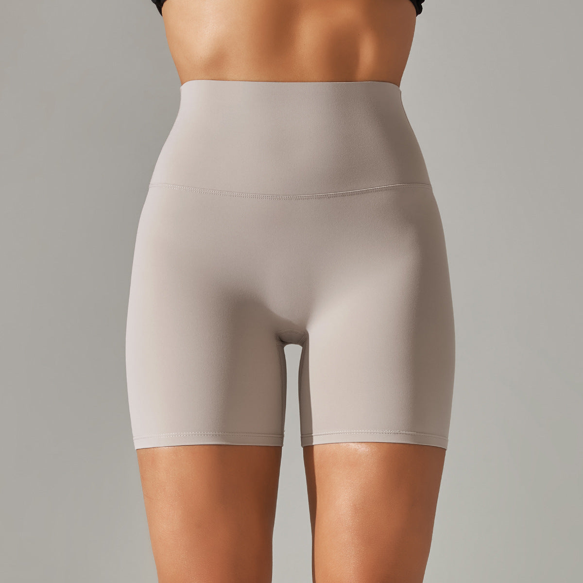 Womens High-Waist Yoga Fitness Shorts