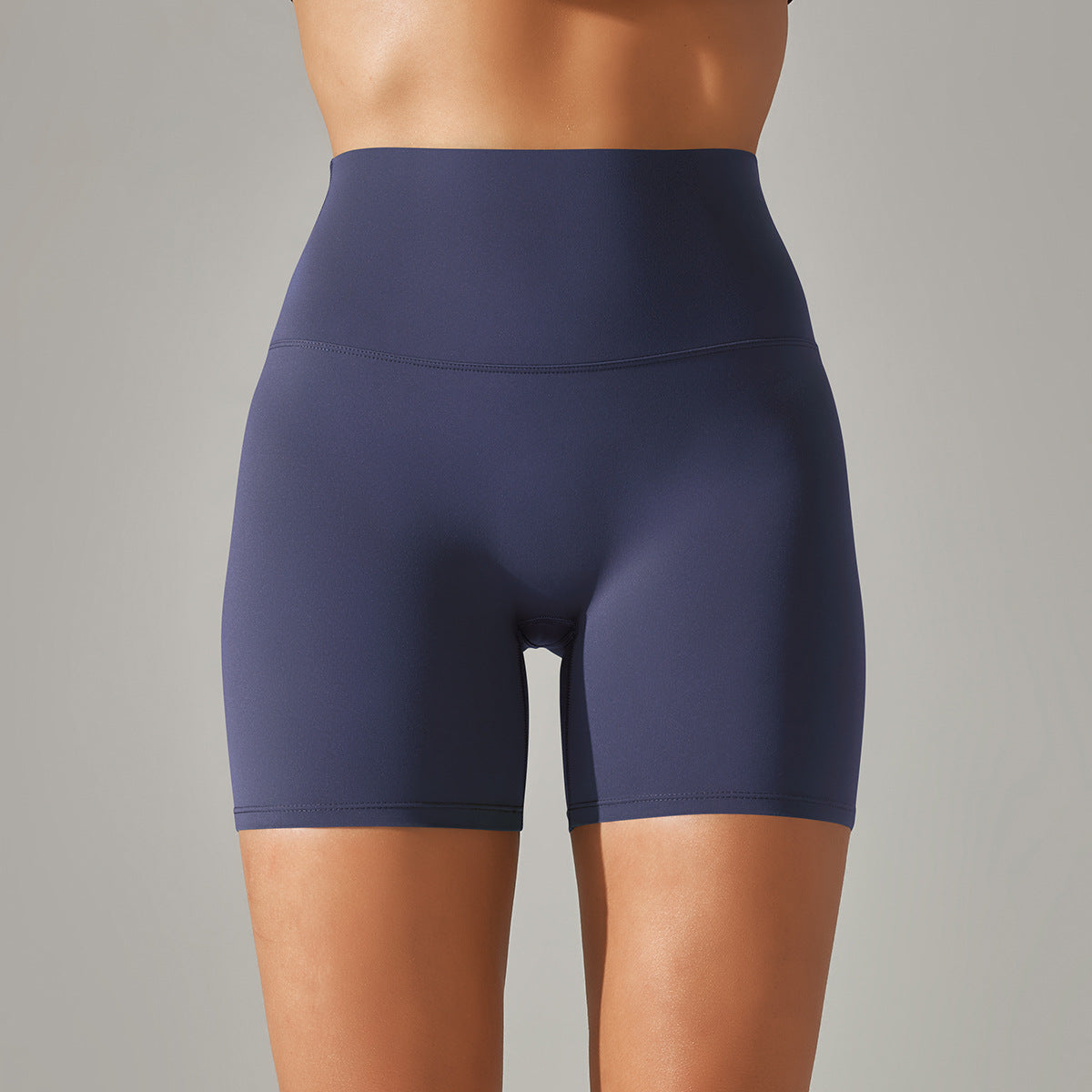 Womens High-Waist Yoga Fitness Shorts