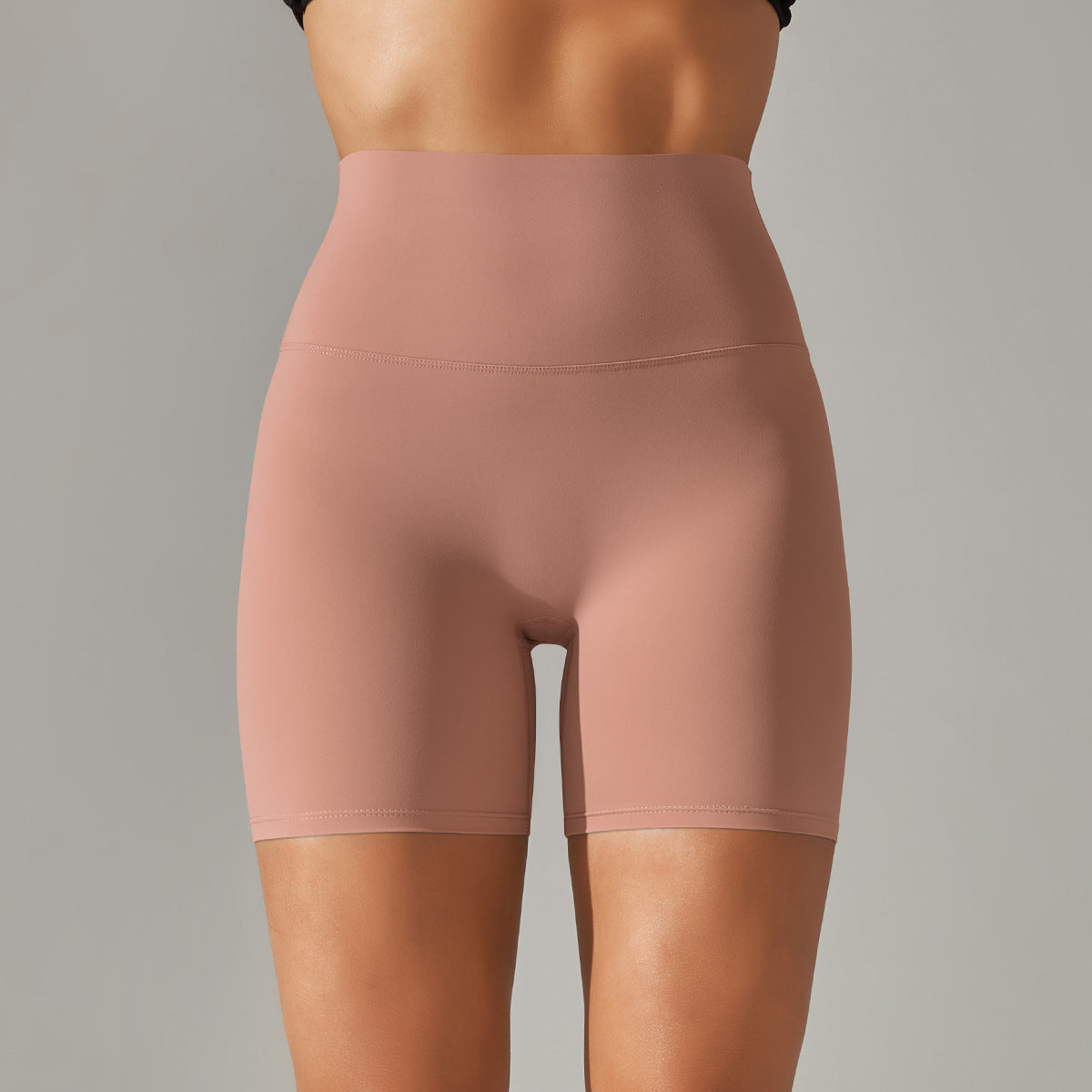 Womens High-Waist Yoga Fitness Shorts