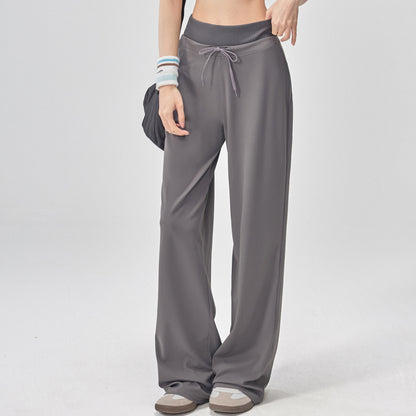 Womens High Waist Yoga Pants Wide Leg Athletic Trousers