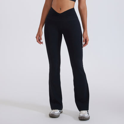 Womens High Waist Yoga Set with Open Back
