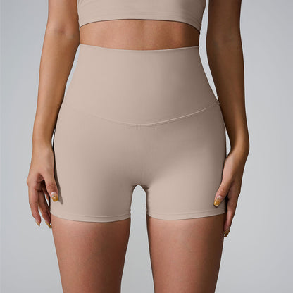 Womens High Waist Yoga Shorts