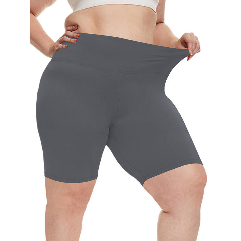 Womens High Waist Yoga Shorts with Pockets