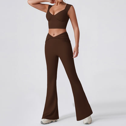 Womens High Waist Yoga Sports Set