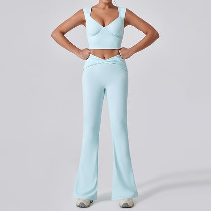 Womens High Waist Yoga Sports Set