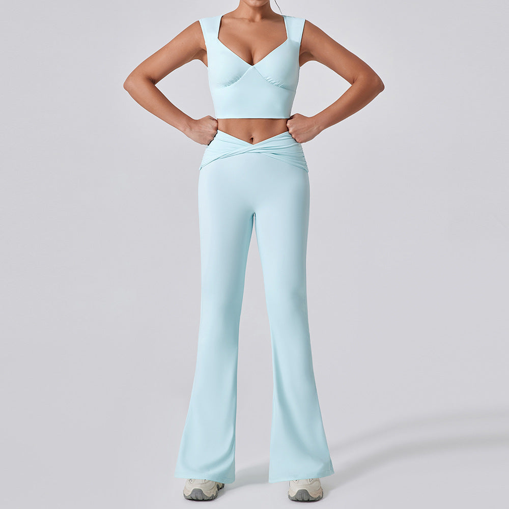 Womens High Waist Yoga Sports Set