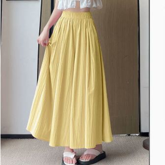 Womens High Waisted A Line Skirt Pants