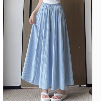 Womens High Waisted A Line Skirt Pants