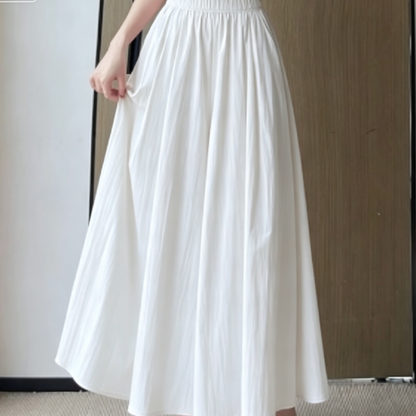 Womens High Waisted A Line Skirt Pants