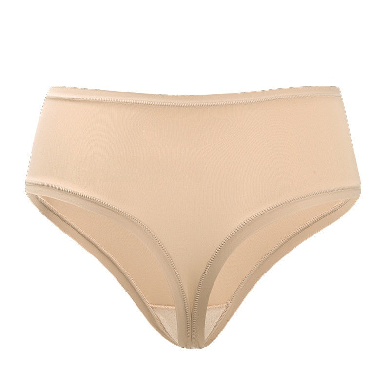 Womens High-Waisted Breathable Traceless Thong Panties