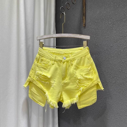 Womens High Waisted Denim Shorts