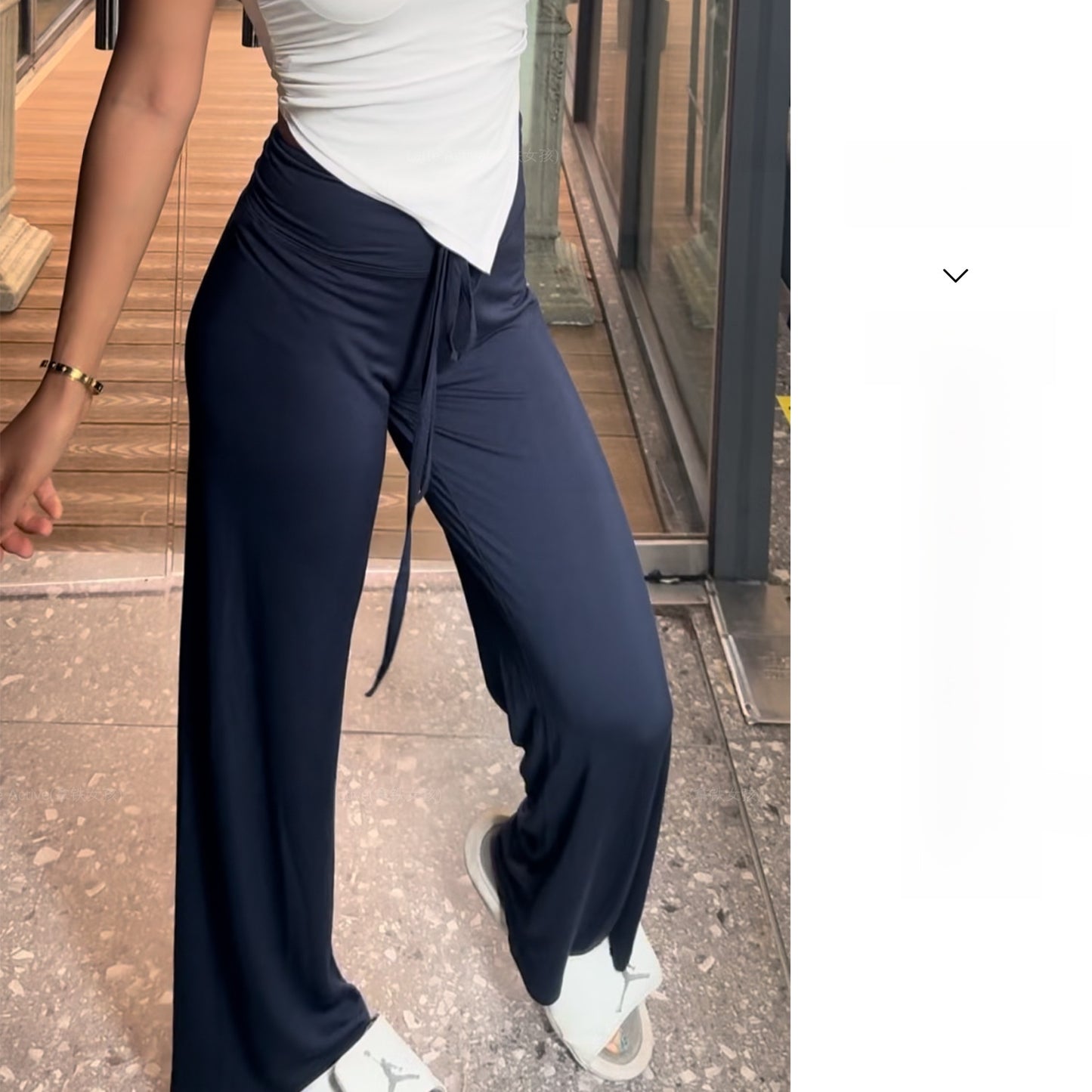Womens High Waisted Wide Leg Yoga Pants Modal Fitness Pants