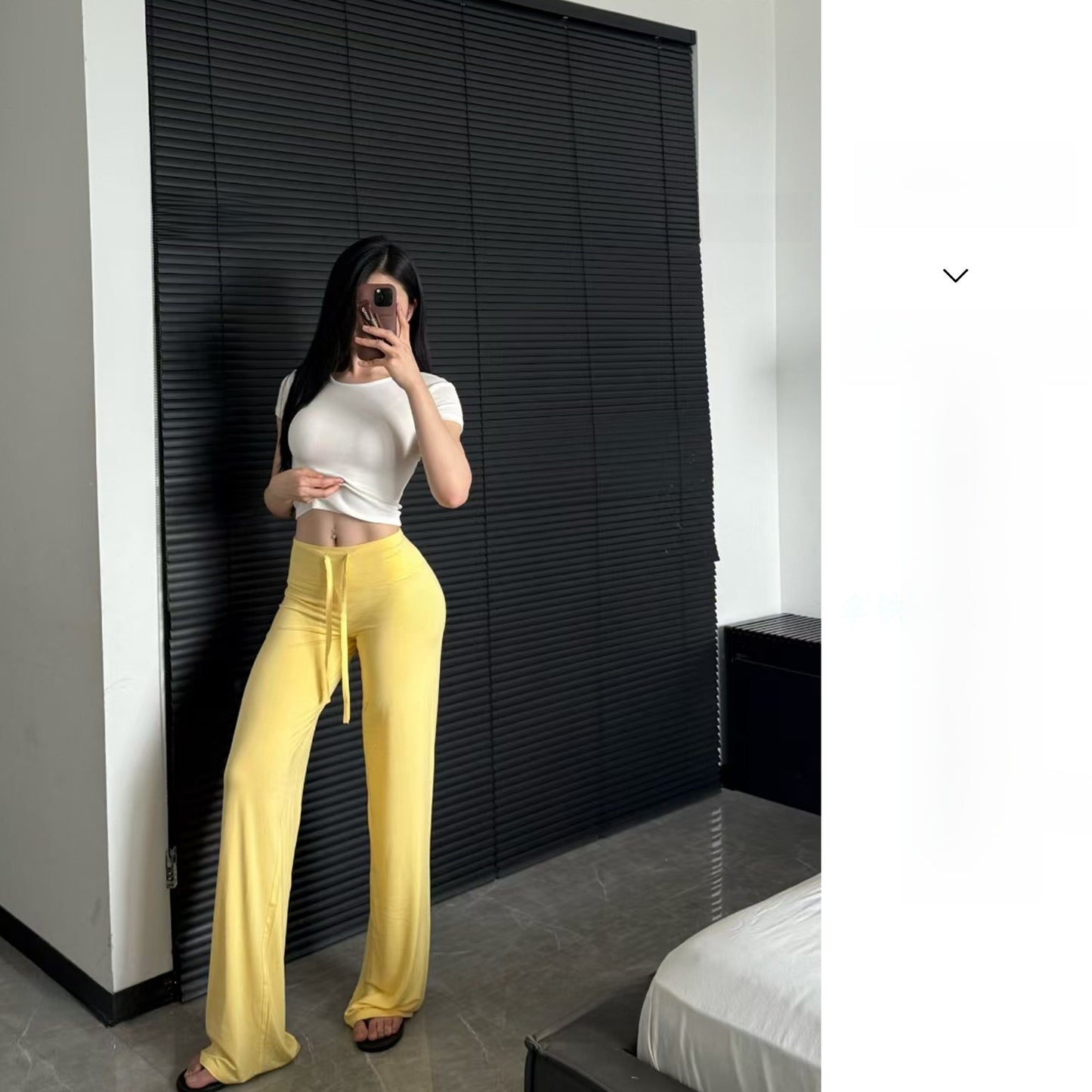 Womens High Waisted Wide Leg Yoga Pants Modal Fitness Pants