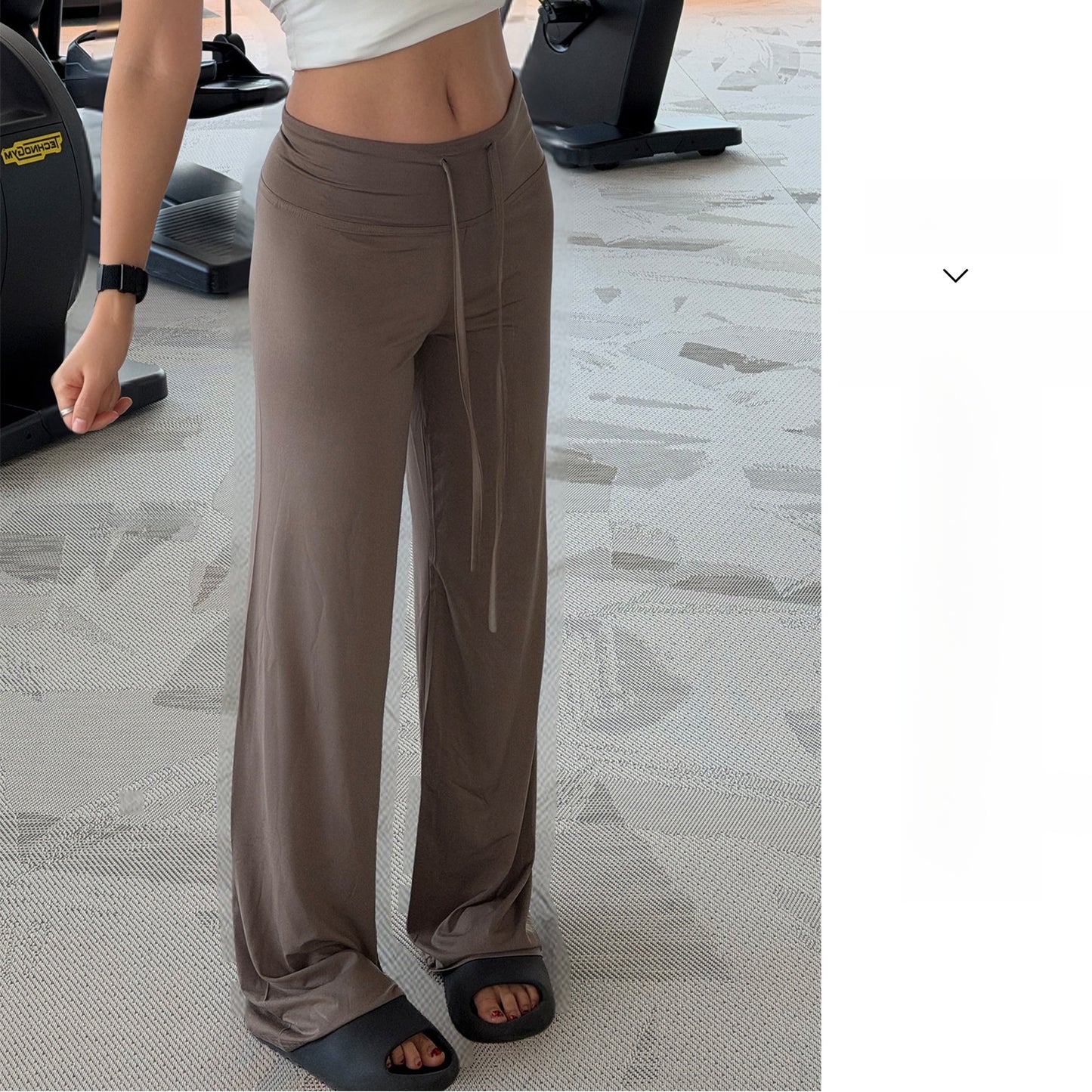 Womens High Waisted Wide Leg Yoga Pants Modal Fitness Pants